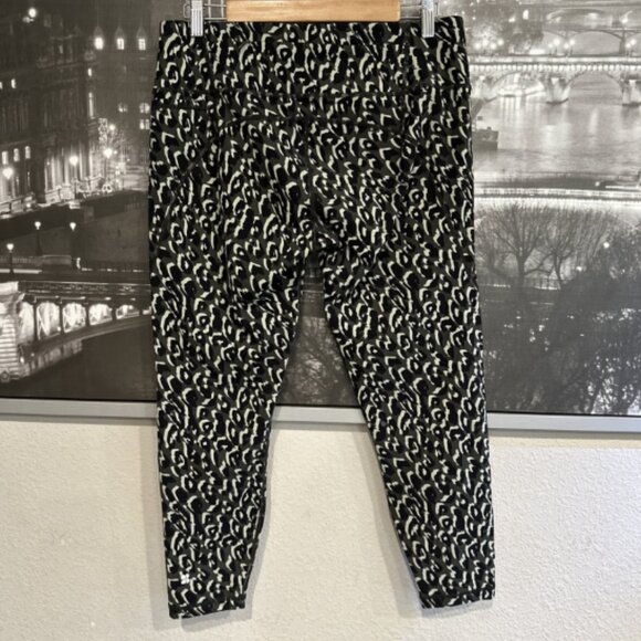 Sweaty Betty Power 7/8 Workout Leggings Green Leopard Print Side Pocket Sz Large - Picture 2 of 9